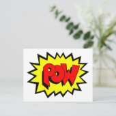 Carte Postale POW - Bande dessinée Pop Art (Debout devant)