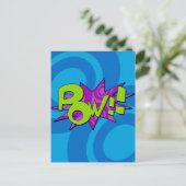 Carte postale Pow Comic Book (Debout devant)