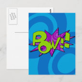 Carte postale Pow Comic Book (Devant / Derrière)