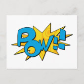 Carte postale Pow Comic Book (Devant)
