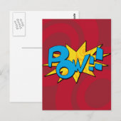 Carte postale Pow Comic Book (Devant / Derrière)