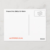 Carte postale POW pour champs de fraises (Dos)