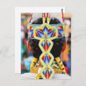 Carte Postale Pow Wow Beadwork (Devant / Derrière)