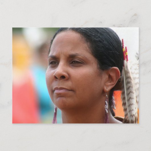 Carte Postale Pow Wow Woman (Devant)