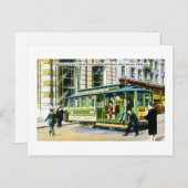 Carte Postale Powell et Market Streets, San Francisco, CA (Devant / Derrière)