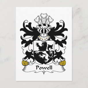 Carte Postale Powell Family Crest
