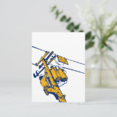 Carte Postale Power Lineman Electrician (Debout devant)