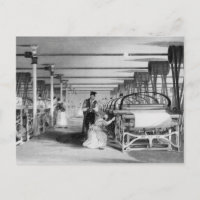 Power Loom Weaving, gravé par J. Tingle, 1835