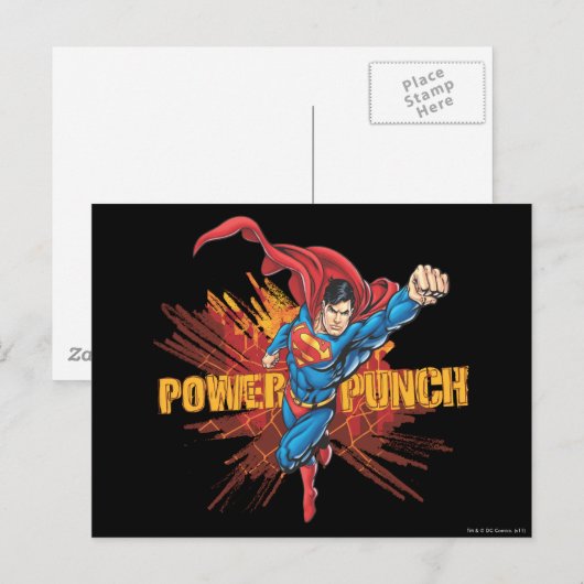 Carte Postale Power Punch (Devant / Derrière)