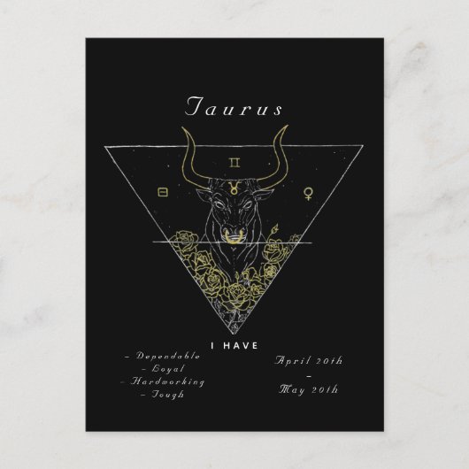 Carte Postale 'Powered by Taurus' (Devant)