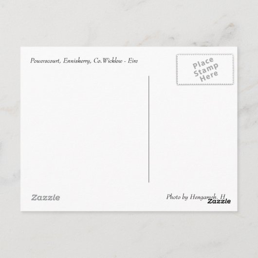 Carte Postale Powerscourt (Dos)
