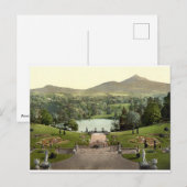 Carte Postale Powerscourt House Gardens c1900, Irlande antique (Devant / Derrière)