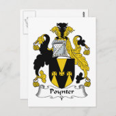 Carte Postale Poynter Family Crest (Devant / Derrière)