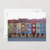 Carte Postale Poznan coloré (Devant / Derrière)