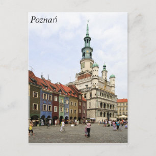 Carte Postale Poznań, Pologne