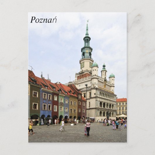 Carte Postale Poznań, Pologne (Devant)
