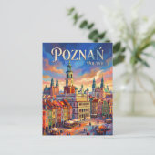 Carte Postale Poznań Pologne (Debout devant)