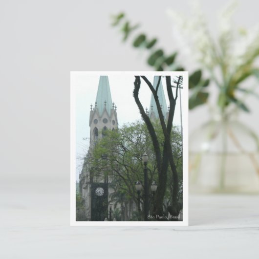 Carte postale Praça da Sé - Customisée (Debout devant)