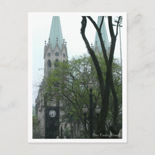 Carte postale Praça da Sé - Customisée (Devant)