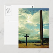 Carte Postale Praça do papa, Belo Horizonte, Brésil (Devant / Derrière)