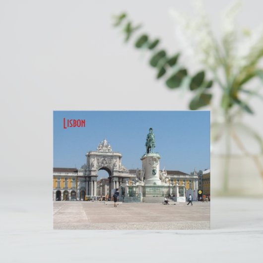 Carte Postale Praca font Comercio (Debout devant)