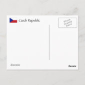 Carte postale Prague (Dos)