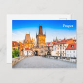 Carte Postale Prague (Devant / Derrière)