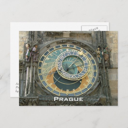 Carte Postale Prague (Devant / Derrière)