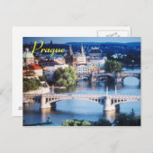 Carte postale Prague (Devant / Derrière)