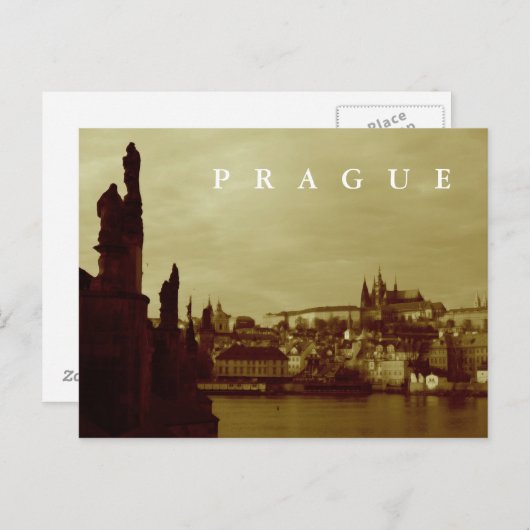 Carte Postale Prague (Devant / Derrière)