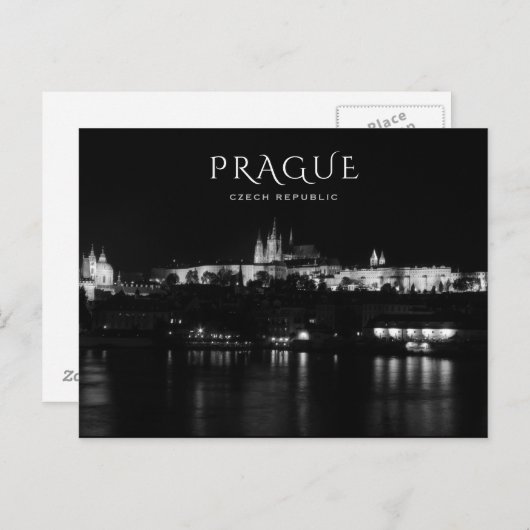 Carte Postale Prague (Devant / Derrière)