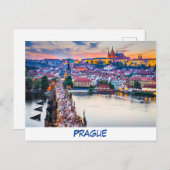 Carte Postale Prague (Devant / Derrière)