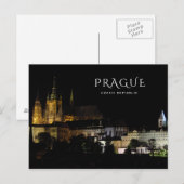 Carte Postale Prague (Devant / Derrière)
