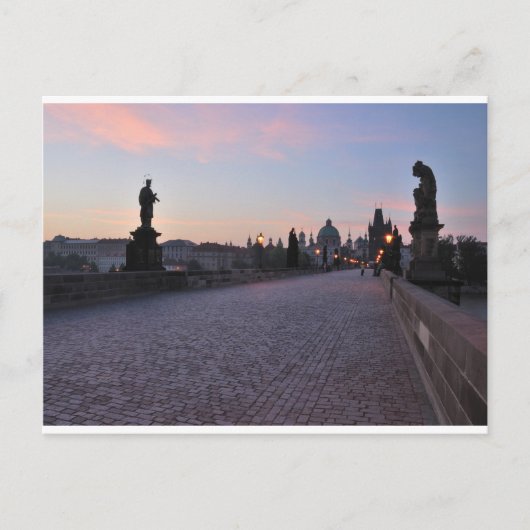Carte Postale Prague à l'aube (Devant)