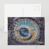 Carte Postale Prague astronomical clock (Devant / Derrière)