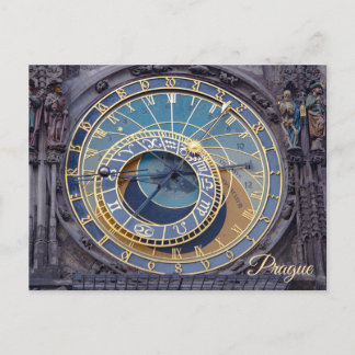 Carte Postale Prague astronomical clock