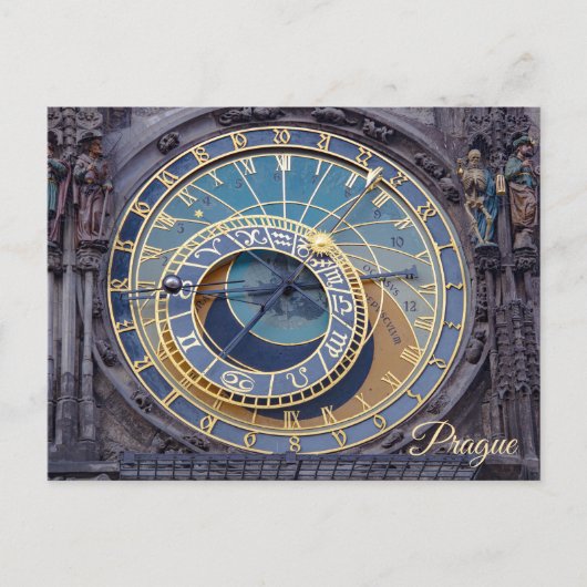 Carte Postale Prague astronomical clock (Devant)