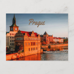 Carte Postale Prague Capitale de la République tchèque