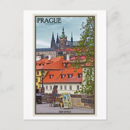 Carte Postale Prague - Cathédrale St Vitus (Devant)