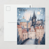 Carte Postale Prague Czechia Travel (Devant / Derrière)