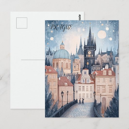 Carte Postale Prague Czechia Travel (Devant / Derrière)