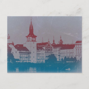 Carte Postale Prague Golden city