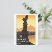 Carte Postale Prague, La Cité des Arts (Debout devant)