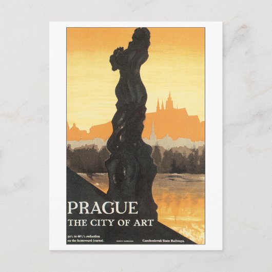 Carte Postale Prague, La Cité des Arts (Devant)
