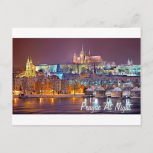 Carte Postale Prague La Nuit