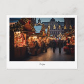 Carte postale Prague nuit de Noël en République Tc (Devant)