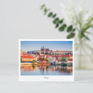 Carte postale Prague nuit en République Tchèque