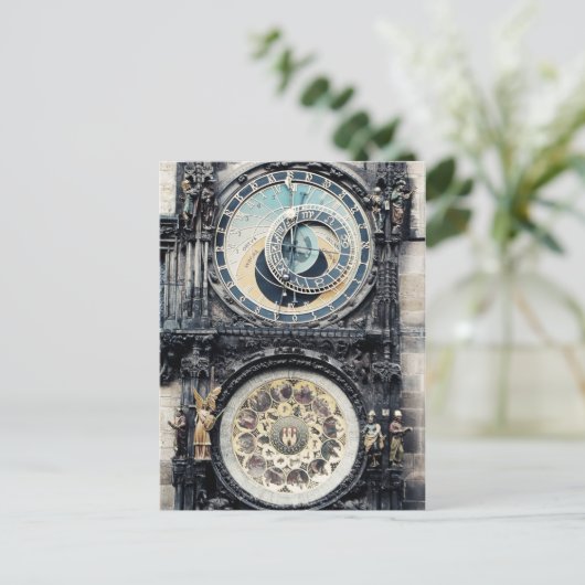 Carte Postale Prague Orloj (Debout devant)