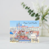 Carte Postale Prague - Pastel Post Card (Debout devant)