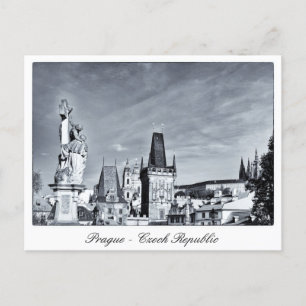 Carte Postale Prague - Pont Charles, Tours de Château / Tchèque